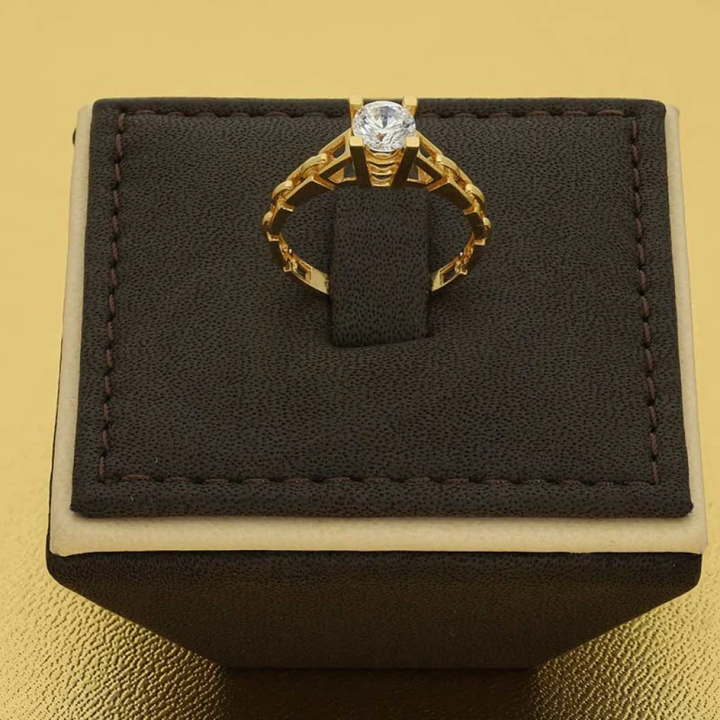 Gold Solitaire Ring 18Kt - Fkjrn18K3097 Rings