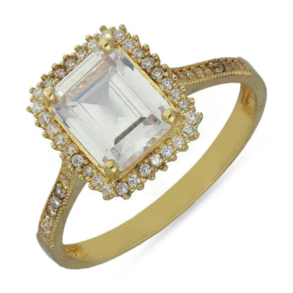 Gold Solitaire Ring 18Kt - Fkjrn18K3100 Rings