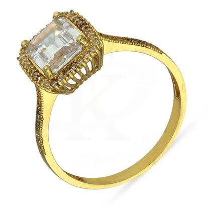 Gold Solitaire Ring 18Kt - Fkjrn18K3100 Rings