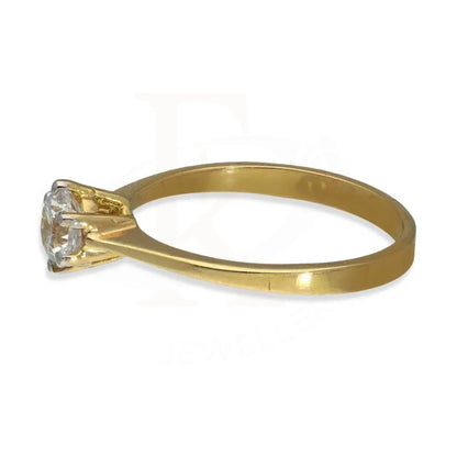 Gold Solitaire Ring 18Kt - Fkjrn18K3107 Rings