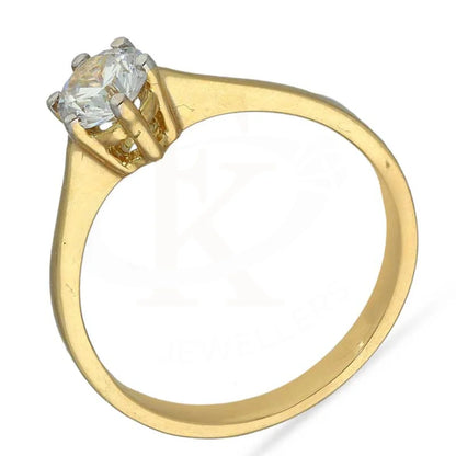 Gold Solitaire Ring 18Kt - Fkjrn18K3107 Rings