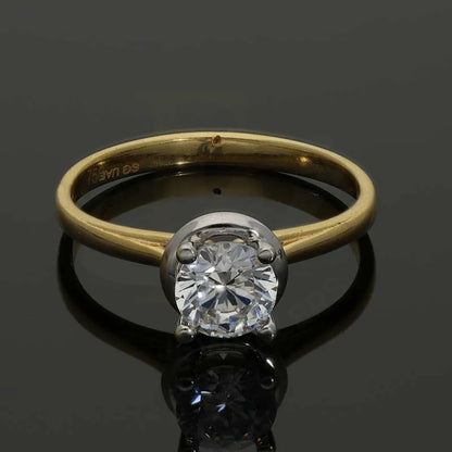 Gold Solitaire Ring 18Kt - Fkjrn18K3109 Rings