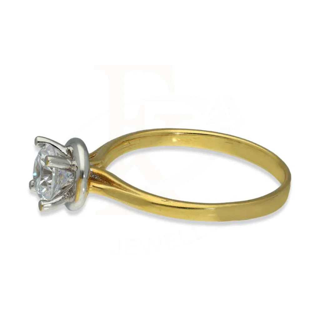 Gold Solitaire Ring 18Kt - Fkjrn18K3109 Rings