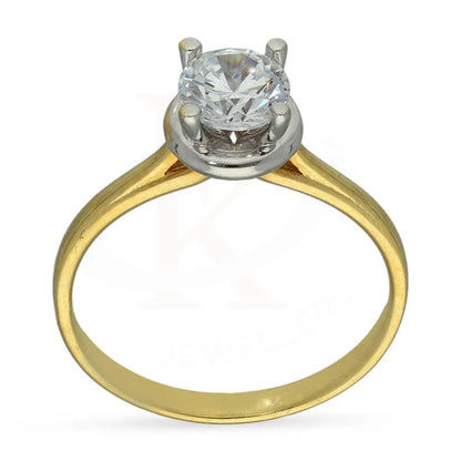 Gold Solitaire Ring 18Kt - Fkjrn18K3109 Rings