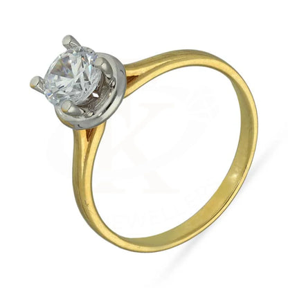 Gold Solitaire Ring 18Kt - Fkjrn18K3109 Rings