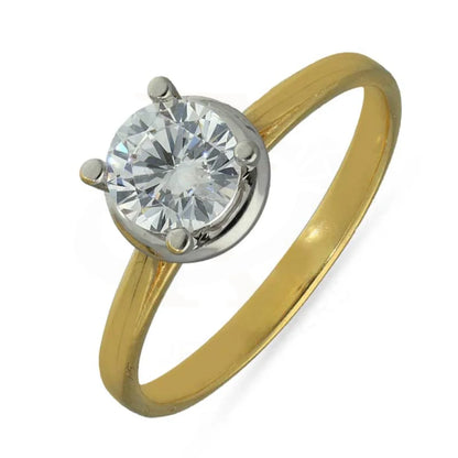 Gold Solitaire Ring 18Kt - Fkjrn18K3109 Rings