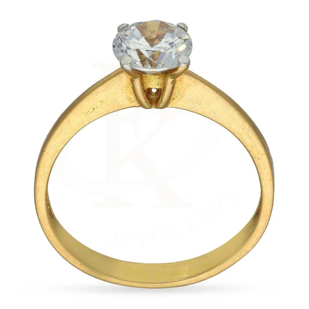 Gold Solitaire Ring 18Kt - Fkjrn18K3112 Rings