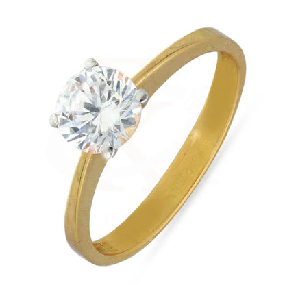 Gold Solitaire Ring 18Kt - Fkjrn18K3112 Rings