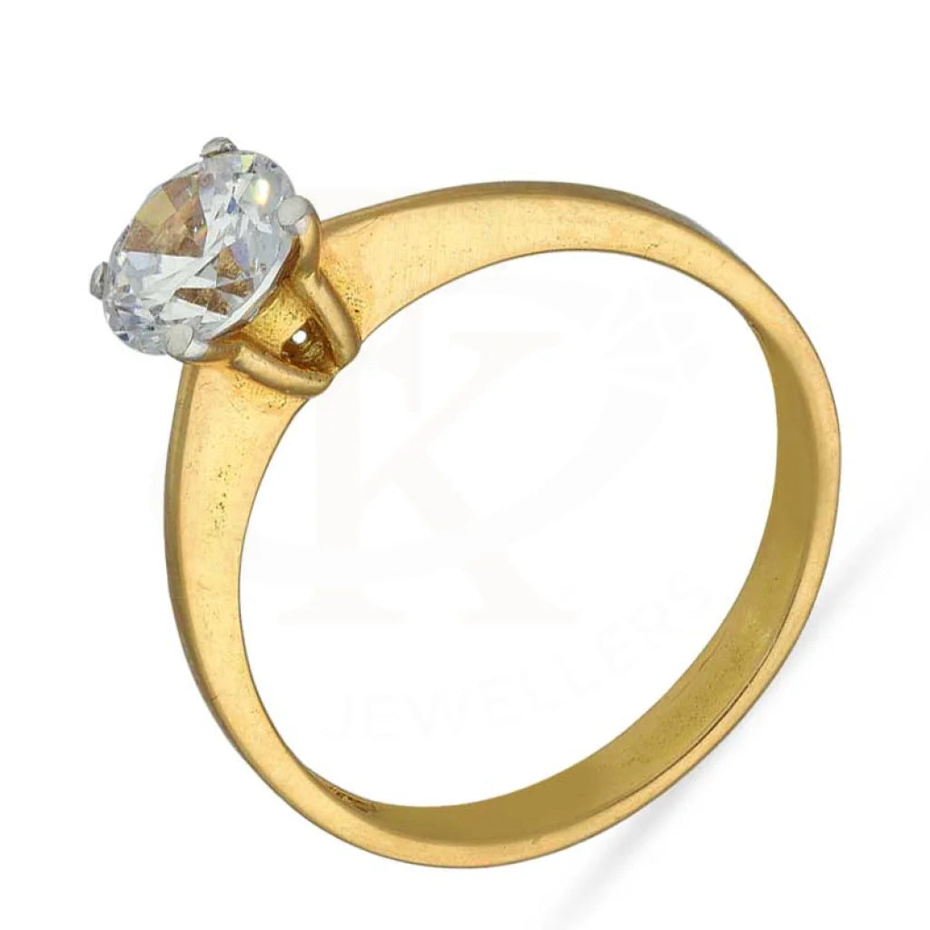 Gold Solitaire Ring 18Kt - Fkjrn18K3112 Rings