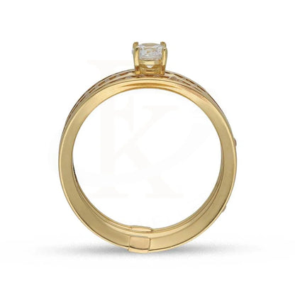 Gold Solitaire Ring 18Kt - Fkjrn18K3794 Rings