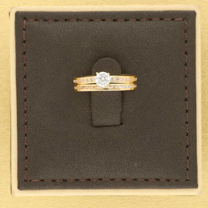 Gold Solitaire Ring 18Kt - Fkjrn18K3795 Rings