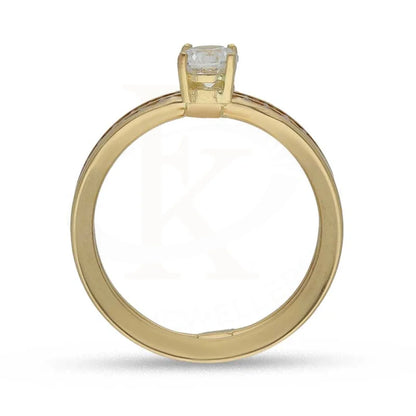 Gold Solitaire Ring 18Kt - Fkjrn18K3795 Rings