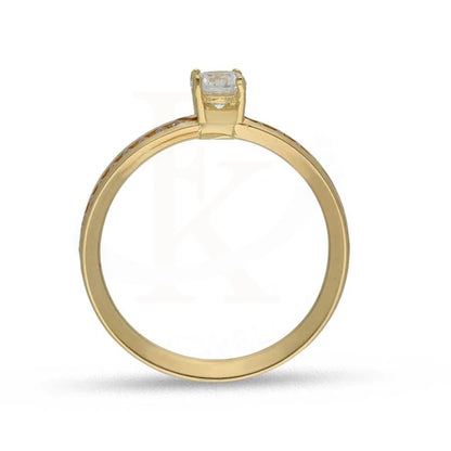 Gold Solitaire Ring 18Kt - Fkjrn18K3796 Rings