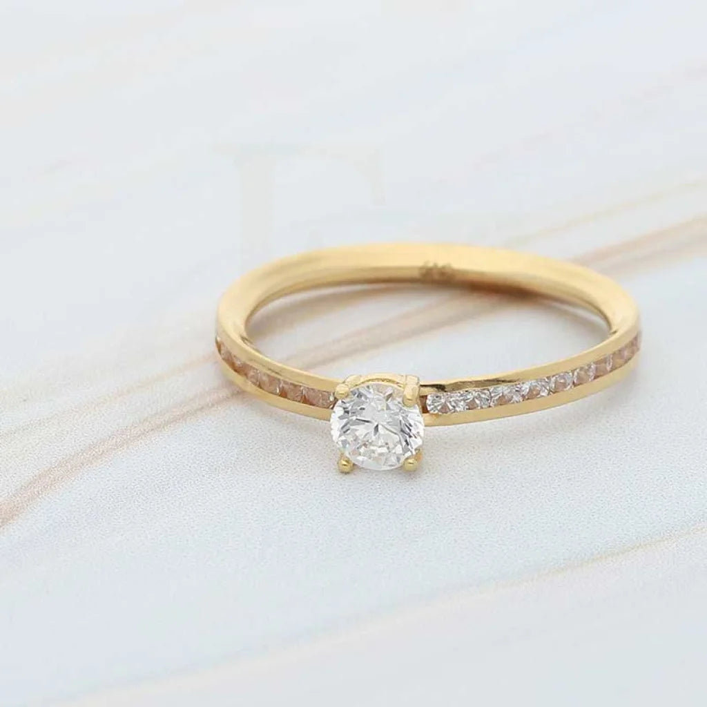 Gold Solitaire Ring 18Kt - Fkjrn18K3796 Rings