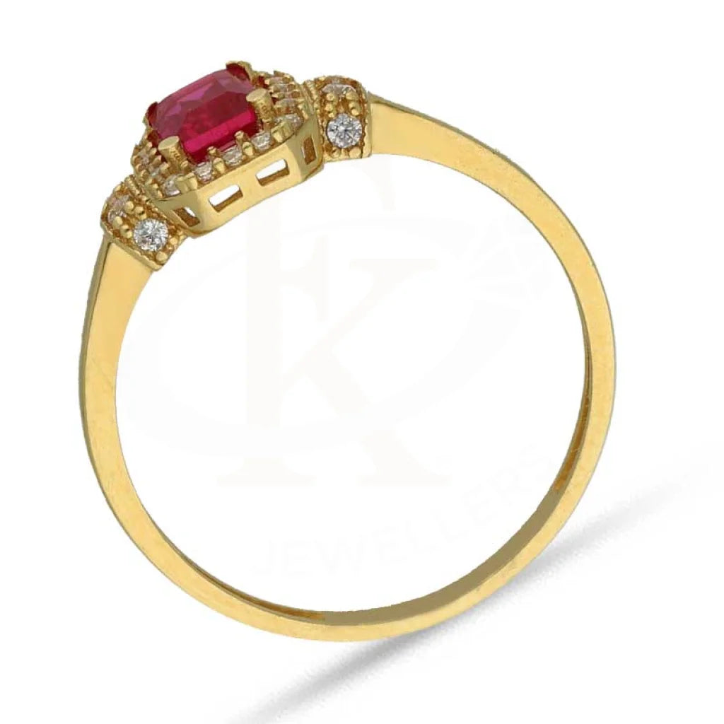 Gold Solitaire Ring 18Kt - Fkjrn18K3849 Rings