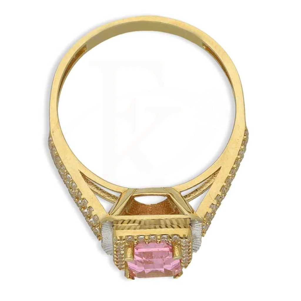 Gold Solitaire Ring 18Kt - Fkjrn18K3850 Rings