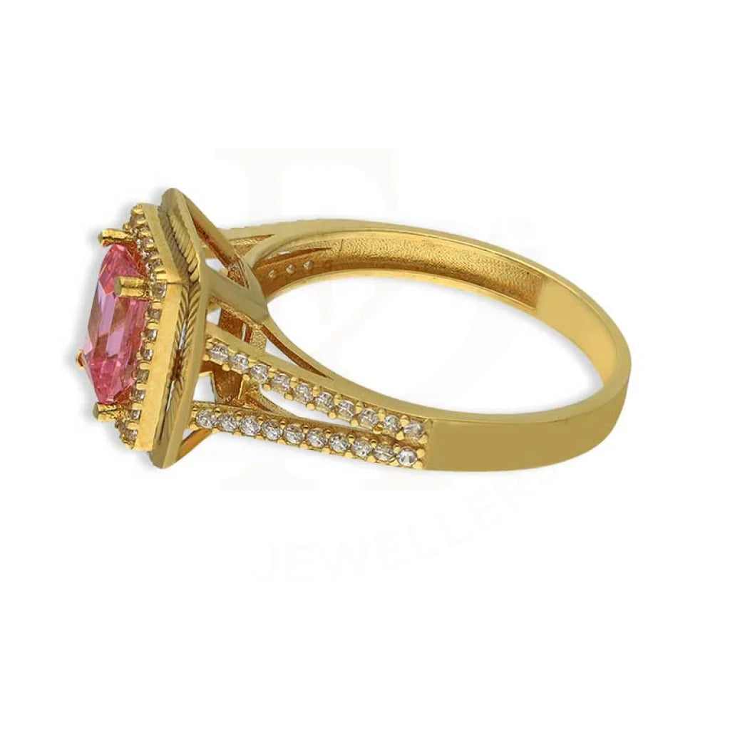 Gold Solitaire Ring 18Kt - Fkjrn18K3850 Rings