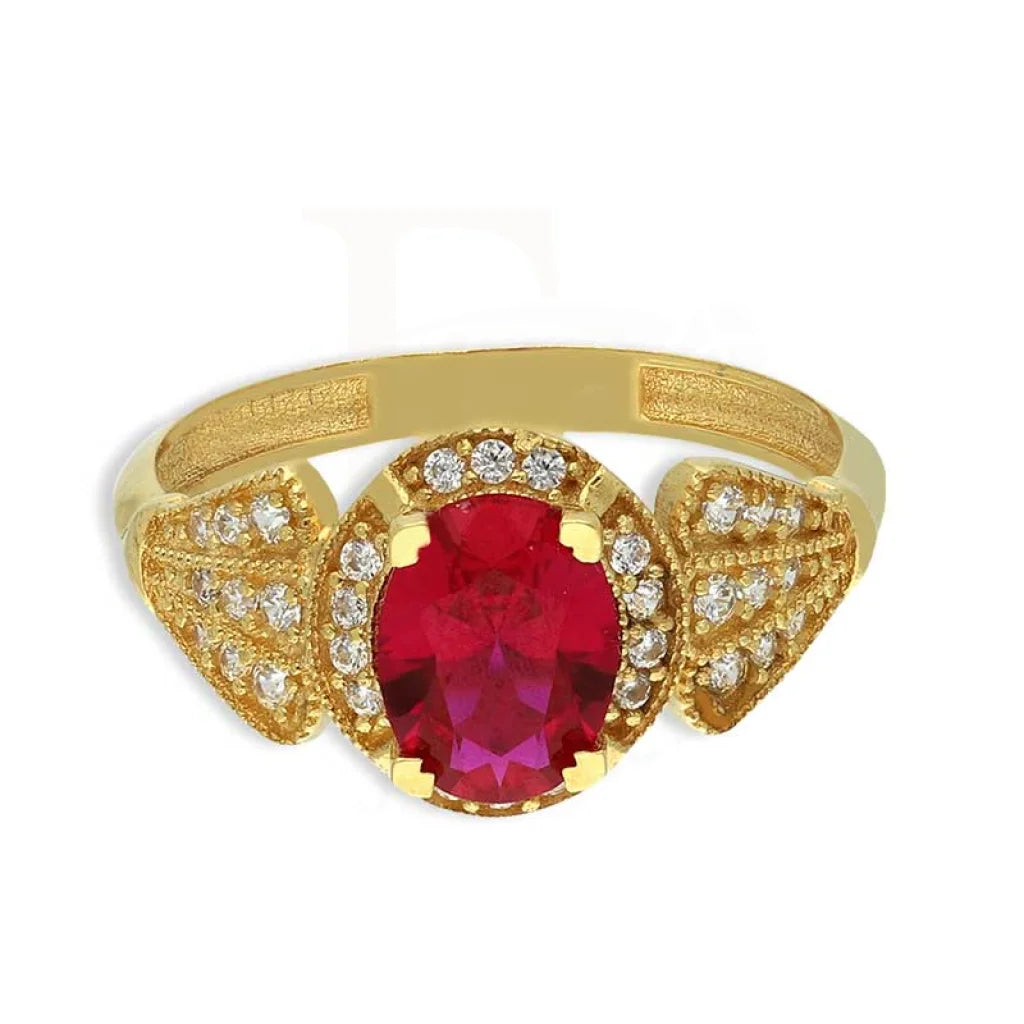 Gold Solitaire Ring 18Kt - Fkjrn18K3851 Rings