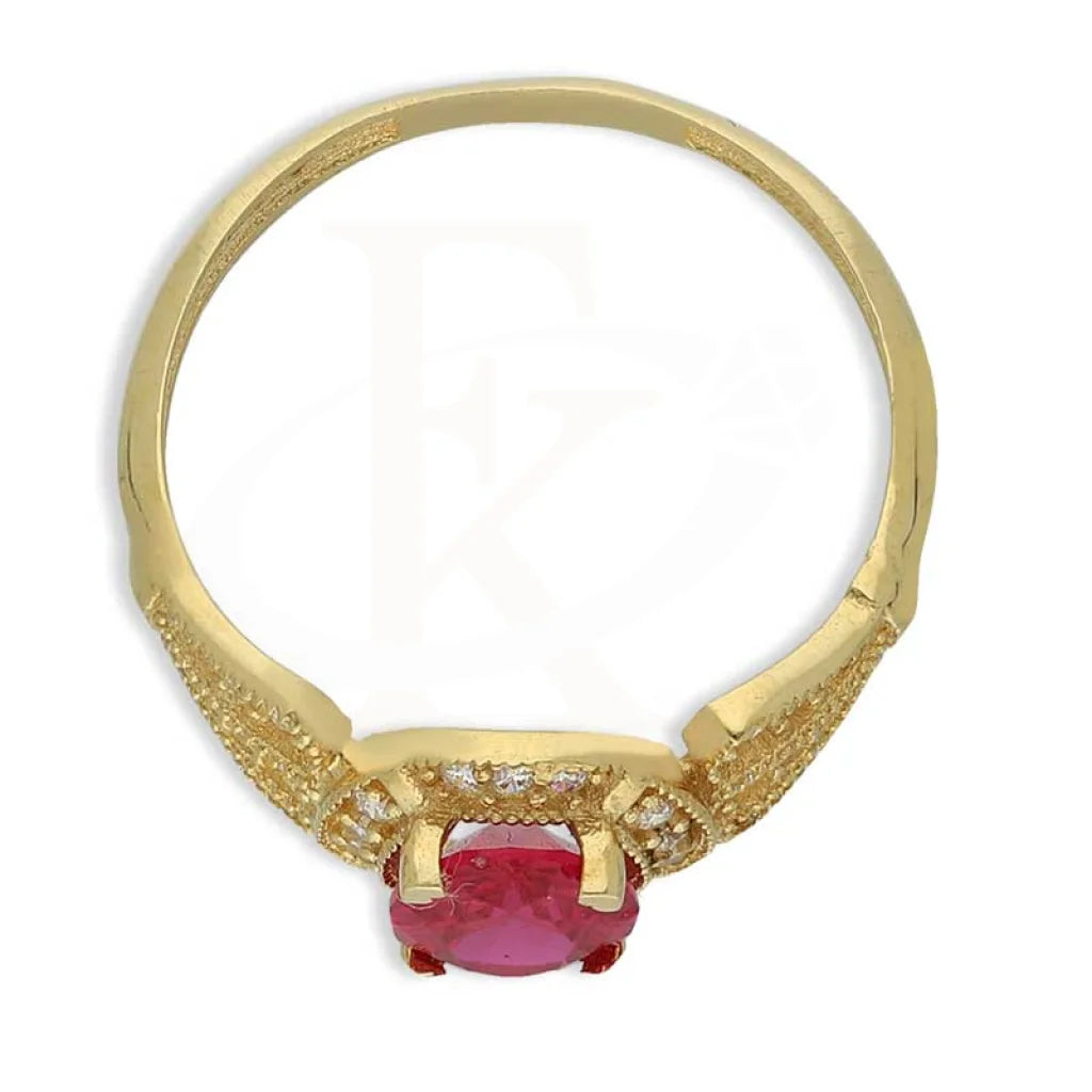 Gold Solitaire Ring 18Kt - Fkjrn18K3851 Rings