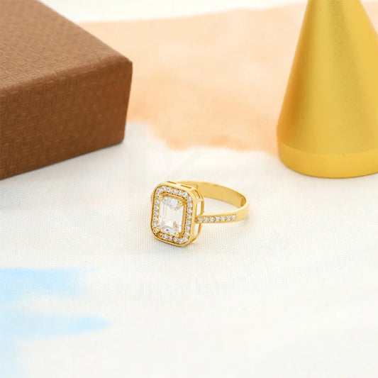 Gold Solitaire Ring 18Kt - Fkjrn18K5176 Rings