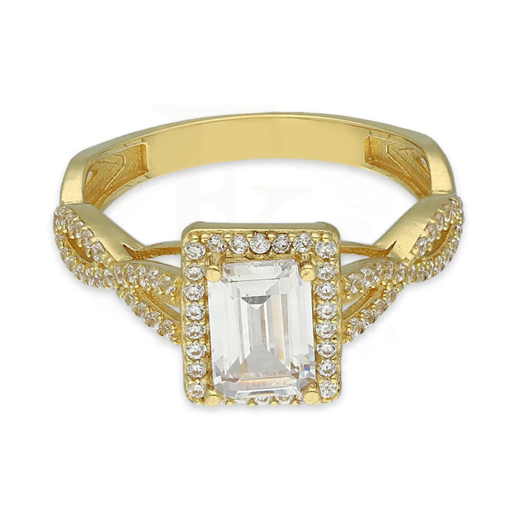 Gold Solitaire Ring 18Kt - Fkjrn18K5177 Rings