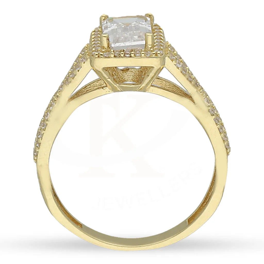 Gold Solitaire Ring 18Kt - Fkjrn18K5177 Rings