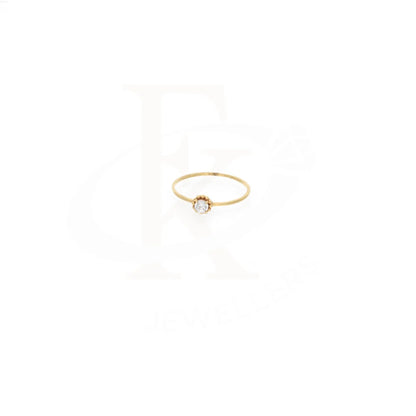 Gold Solitaire Ring 18Kt - Fkjrn18K7912 Rings