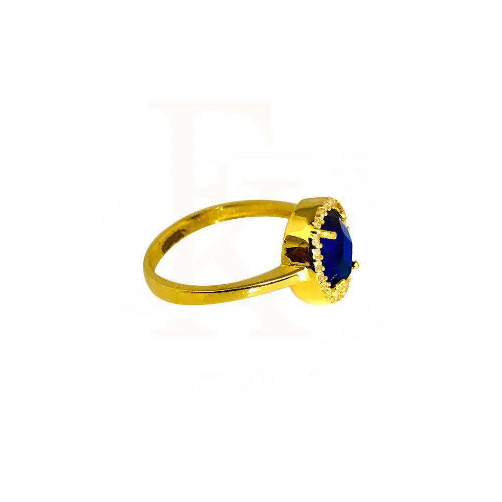 Gold Solitaire Ring 18Kt - Fkjrn2012 Rings