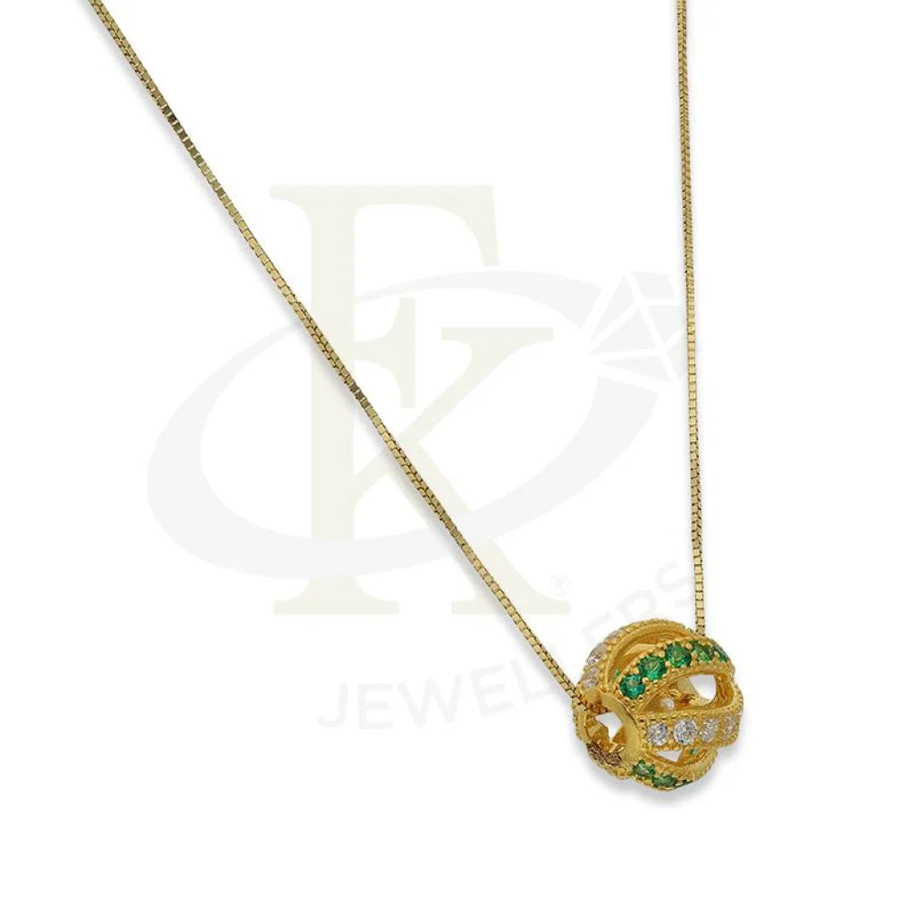 Gold Sphere Necklace 18Kt - Fkjnkl18K2287 Necklaces