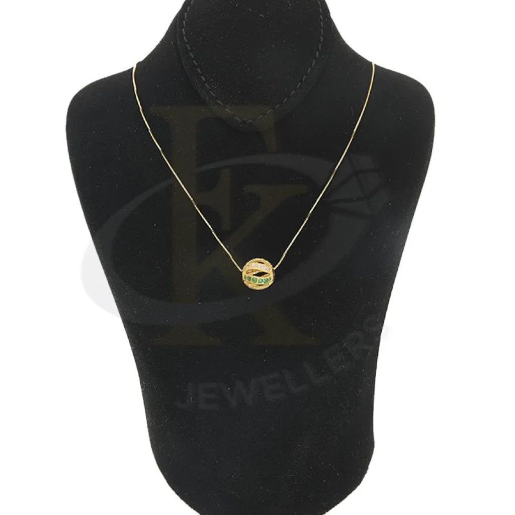 Gold Sphere Necklace 18Kt - Fkjnkl18K2287 Necklaces