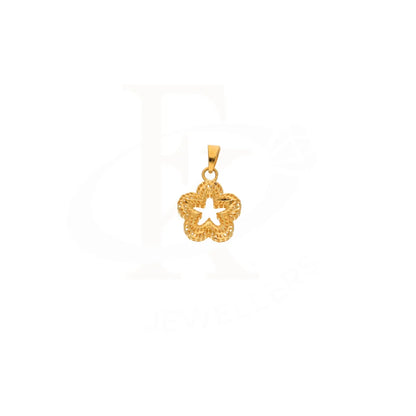 Gold Star Flower Pendant 21Kt - Fkjpnd21Km8422 Pendants