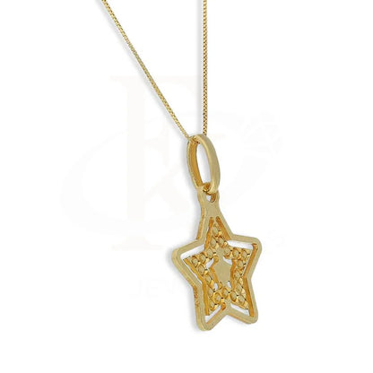 Gold Star Necklace 18Kt - Fkjnkl1992 Necklaces