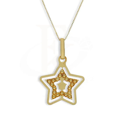 Gold Star Necklace 18Kt - Fkjnkl1992 Necklaces