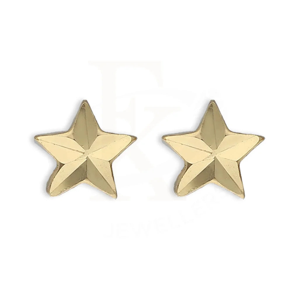 Gold Star Stud Earrings 18Kt - Fkjern18K5537