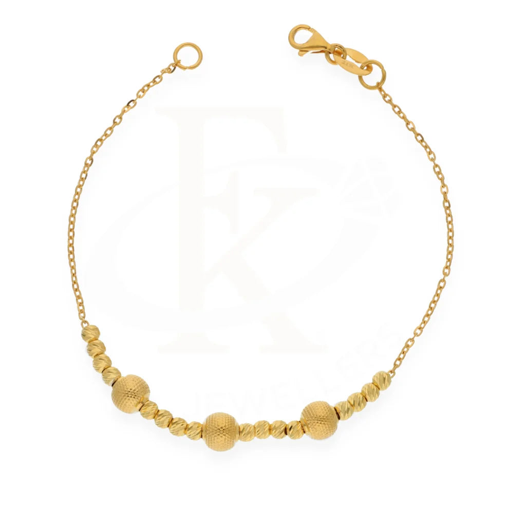 Gold Stone Studded Bracelet 21Kt - Fkjbrl21Km8150 Bracelets