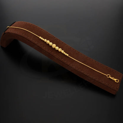 Gold Stone Studded Bracelet 21Kt - Fkjbrl21Km8152 Bracelets