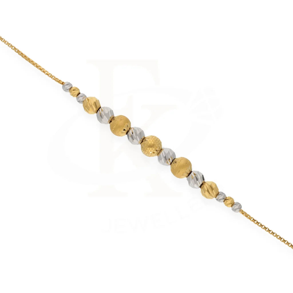 Gold Stone Studded Bracelet 21Kt - Fkjbrl21Km8153 Bracelets