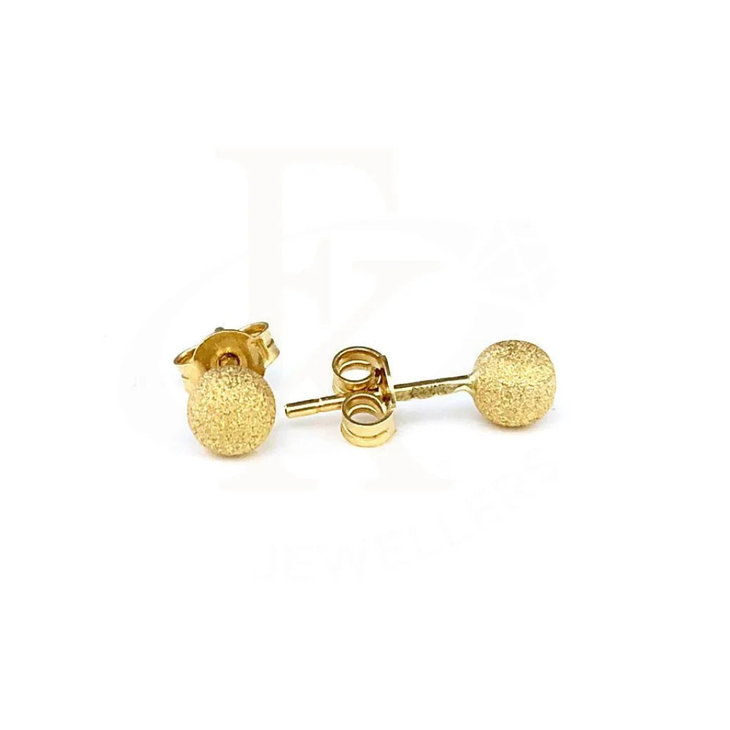 Gold Stud Earrings 18Kt - Fkjern1404