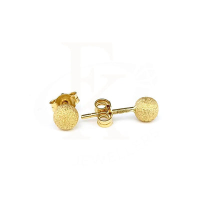 Gold Stud Earrings 18Kt - Fkjern1404