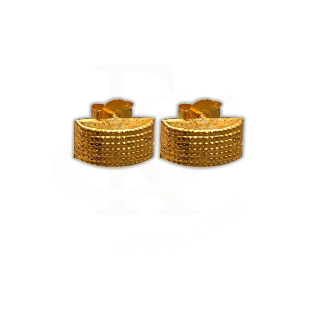 Gold Stud Earrings 18Kt - Fkjern1448