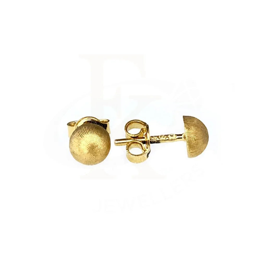 Gold Stud Earrings 18Kt - Fkjern1509