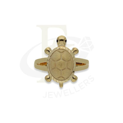 Gold Tortoise Shaped Ring In 18Kt - Fkjrn18K2653 Rings