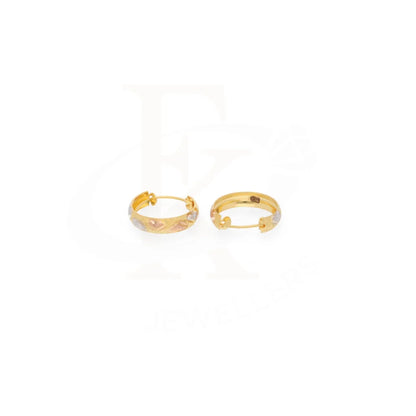 Gold Tri Color Ring 21Kt - Fkjrn21Km8119 Rings