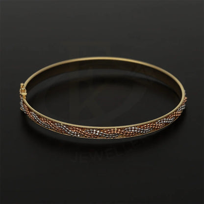 Tri Tone Gold Bangle 18Kt - Fkjbng18K5192 Bangles