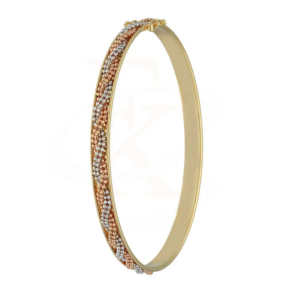 Tri Tone Gold Bangle 18Kt - Fkjbng18K5192 Bangles