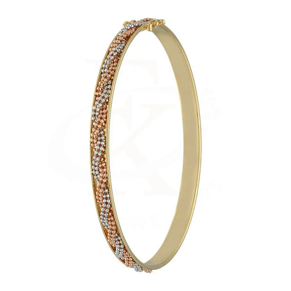 Tri Tone Gold Bangle 18Kt - Fkjbng18K5192 Bangles