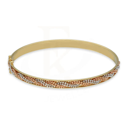 Tri Tone Gold Bangle 18Kt - Fkjbng18K5192 Bangles