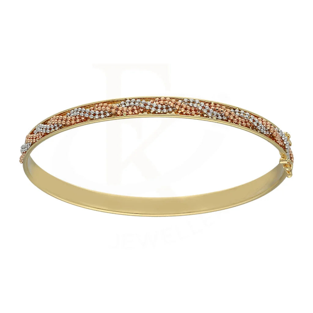 Tri Tone Gold Bangle 18Kt - Fkjbng18K5192 Bangles