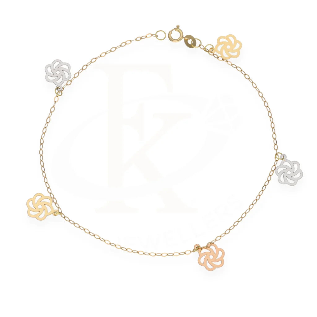 Tri Tone Gold Bracelet 18Kt - Fkjern18K7794 Bracelets