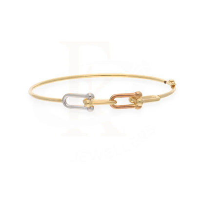 Gold Tri Tone Hardware Bangle 18Kt - Fkjbng18K7844 Bangles